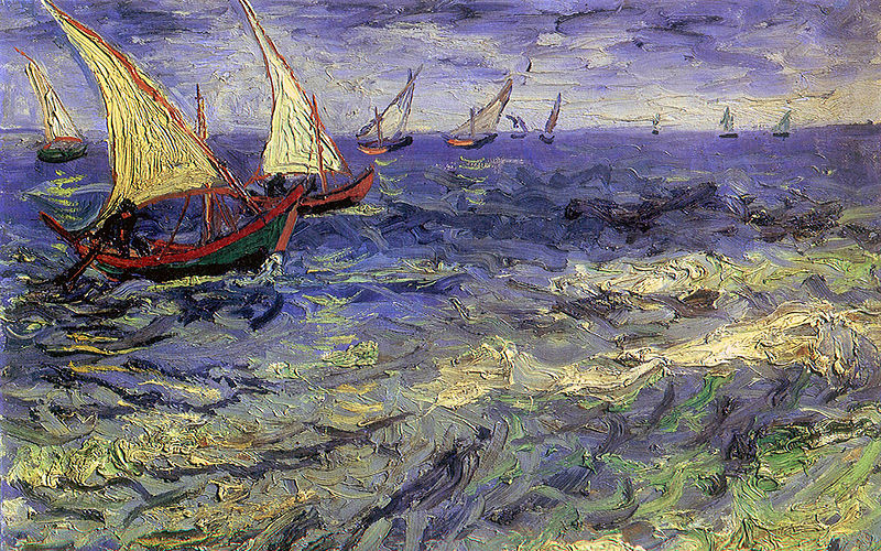 Boats at Sea, Saintes-Maries-de-la-Mer